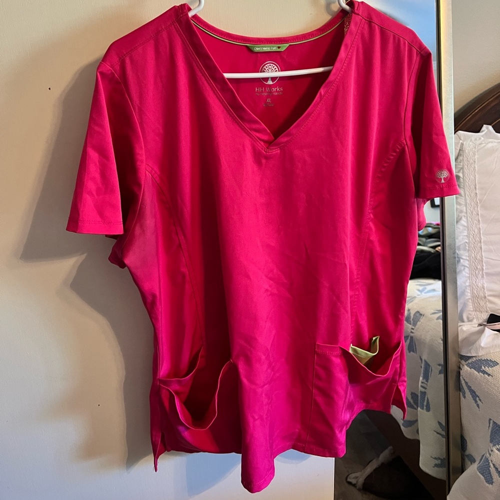 Healing Hands Scrub Top